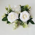 Artificial Flower Wreath Candle Holder Decoration