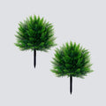 Christmas Poinsettia Artificial Tree with Ground Stake - 21"